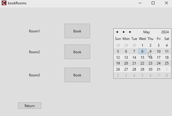 Hotel Manager App Screenshot